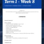 Newsletter Term 1 Week 8