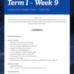 Newsletter Term 1 Week 9