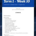 Newsletter Term 1 Week 10