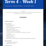 Newsletter Term 4 Week 1