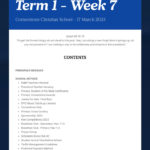 Newsletter Term 1 Week 7