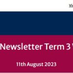 School Newsletter – Term 3 Week 4